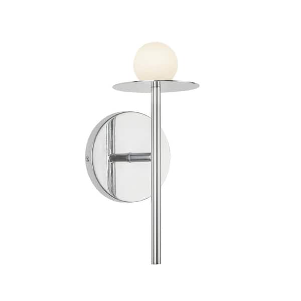 Elixir 4-in 1 Light 6-Watt Chrome Integrated LED Wall Sconce