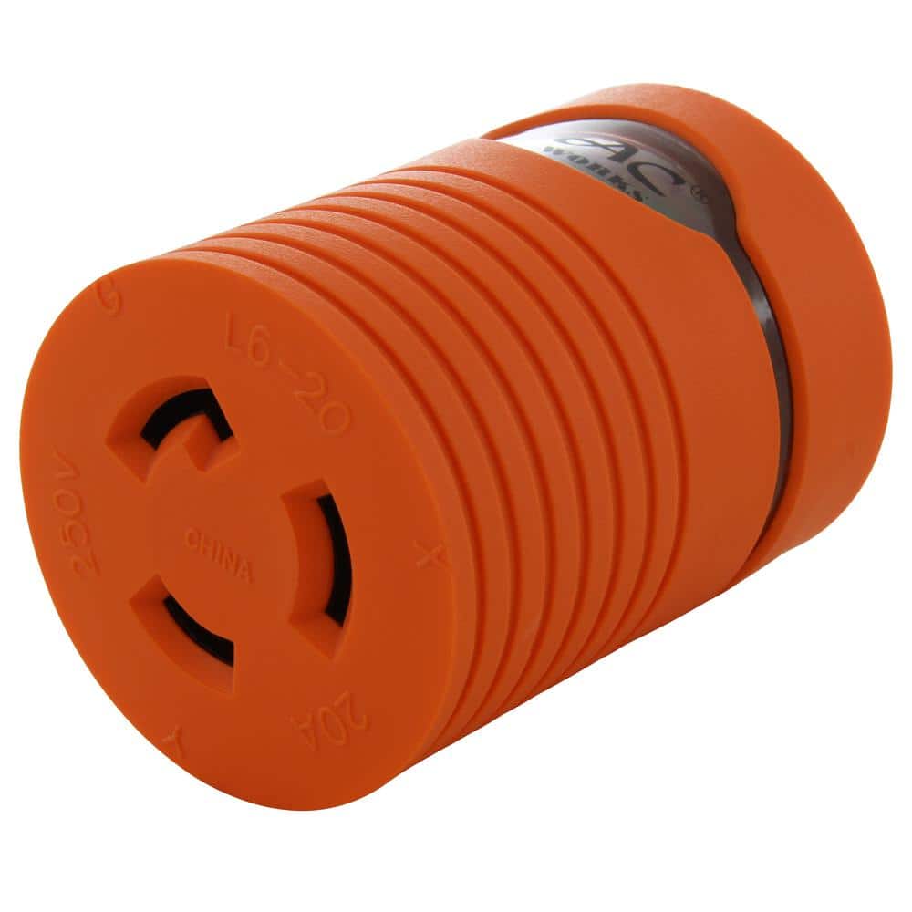 Adapter NEMA 6-20P 20 Amp 250-Volt Plug to NEMA L6-20R 20 Amp 250-Volt Locking Connector price history on PriceWatchPro