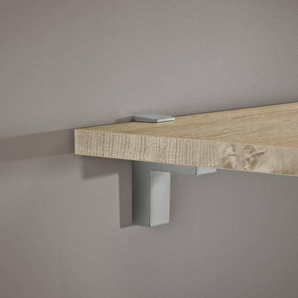 Adjustable Stainless Steel Decorative Shelf Bracket Set