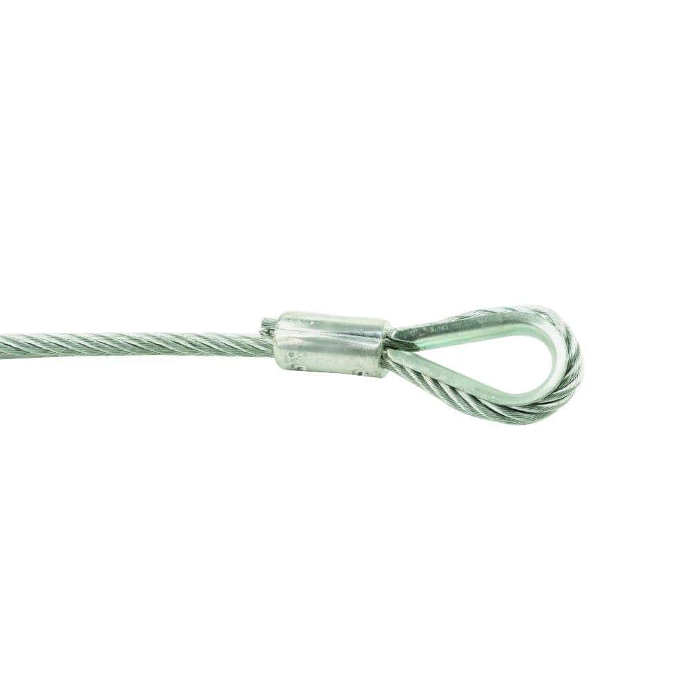 Denver Wire Rope Everbilt 3/16 in. x 100 ft. Galvanized Uncoated Steel Wire Rope 64732 ...