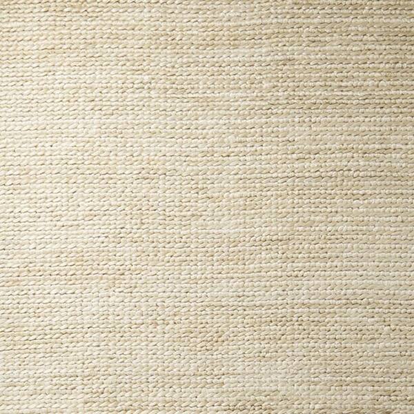 8 ft. x 10 ft. Natural Solid Color Washable Area Rug