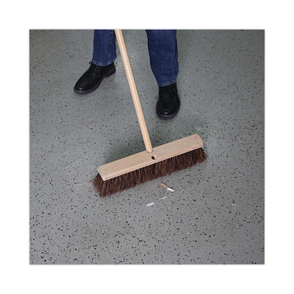 W Home Floor Broom Head Replacement, Heavy Duty Indoor & Outdoor Floor  Cleaning Brush