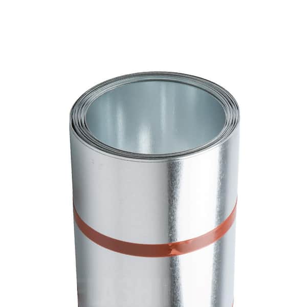 10 in. x 50 ft. Galvanized Steel Roll Valley Flashing