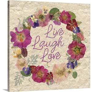 "Live, Laugh, Love" by Carol Robinson Canvas Wall Art