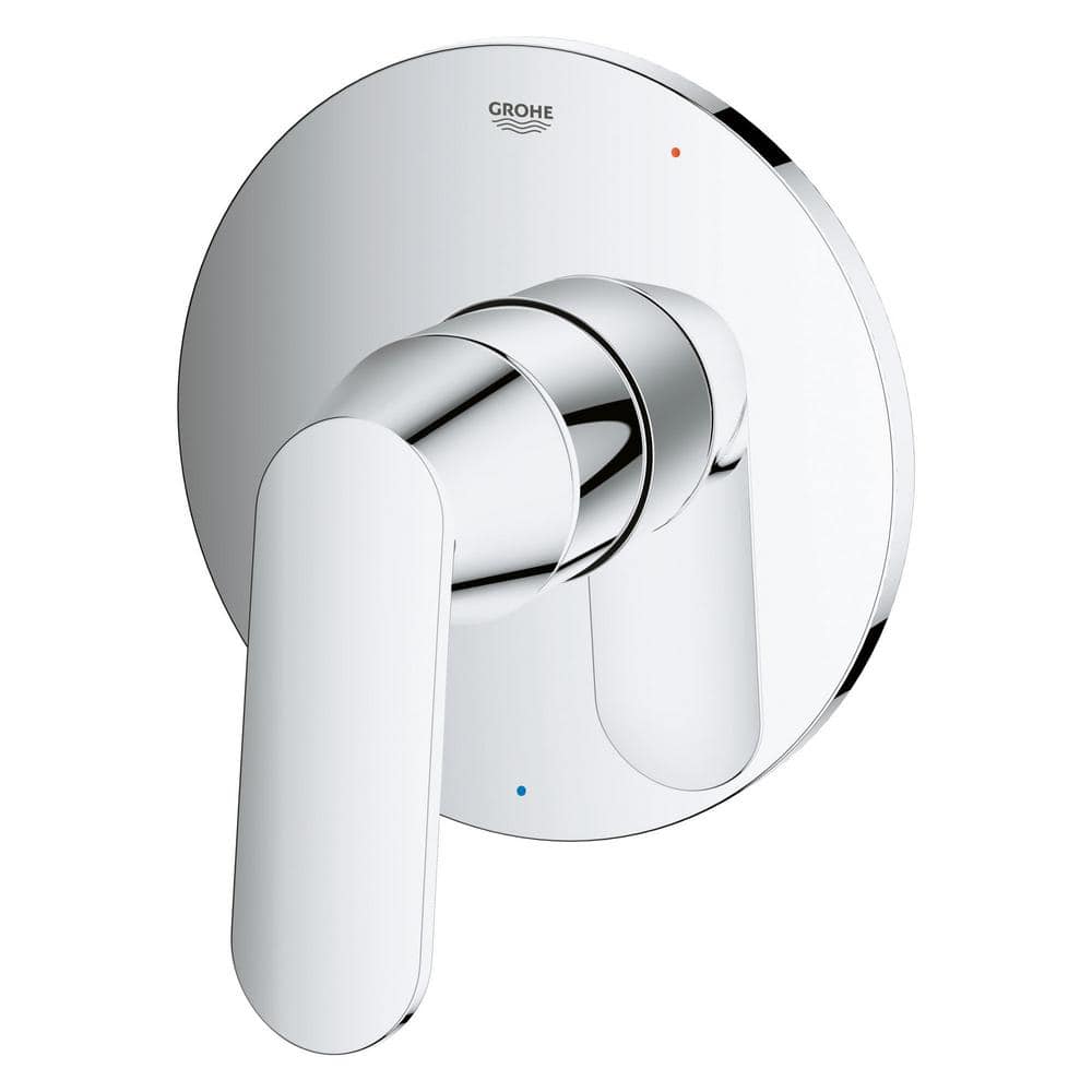 Polished Chrome Wall-Mounted Pressure Balance Valve