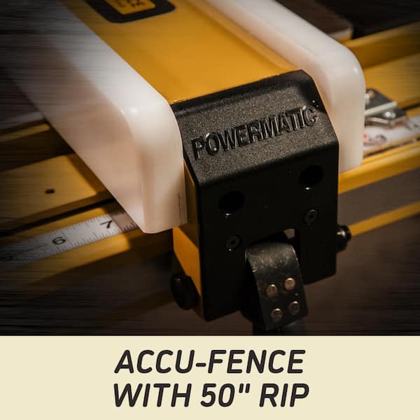 PM2000B 230-Volt/460-Volt 5 HP 3PH 50 in. RIP Table Saw with Accu-Fence
