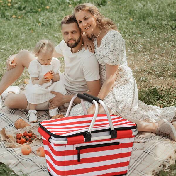 t.h　CDL Mini Basket/Limited Tee/ノベルティ Wudkey Collapsible Polyester Picnic Basket with Lid and Handles