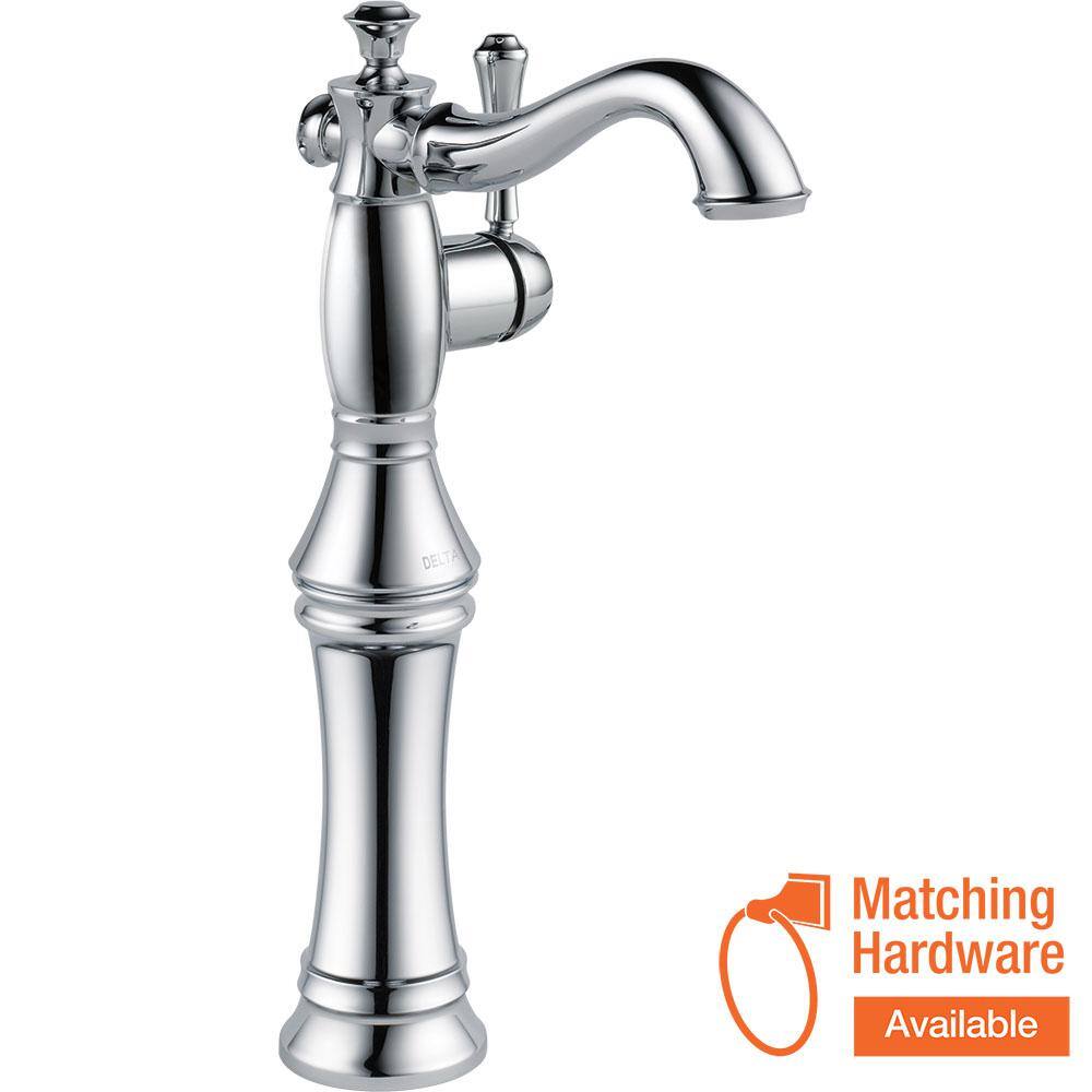 Delta Cassidy Single Hole SingleHandle Vessel Bathroom Faucet in
