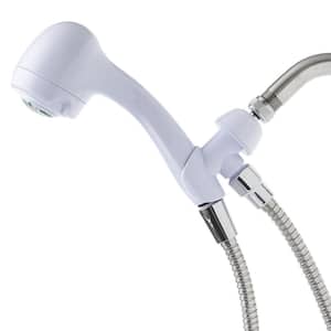 Earth Spa 3-Spray with 2 GPM 2.7-in. Wall Mount Handheld Shower Head in White, (12-Pack)