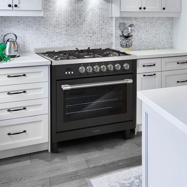 Cosmo 36 in. Nebula Collection 4.4 cu. ft. Gas Range, 5-Burners