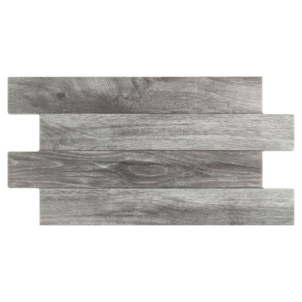 Merola Tile Jimki Cendre Porcelain Floor and Wall Tile - 11-3/4 in. x 12-1/4 in. Tile Sample