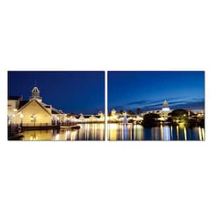 Port Elizabeth Nightlife Unframed Photography Wall Art 15.75 in. x 23.62 in