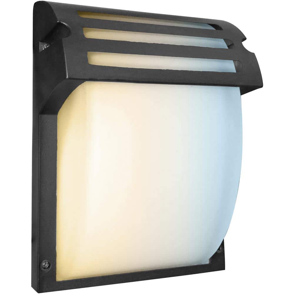 1-Light Black LED Half Circular Dome Outdoor Wall Light Sconce with Selectable CCT Switch 3000K, 4000K, 5000K price history on PriceWatchPro