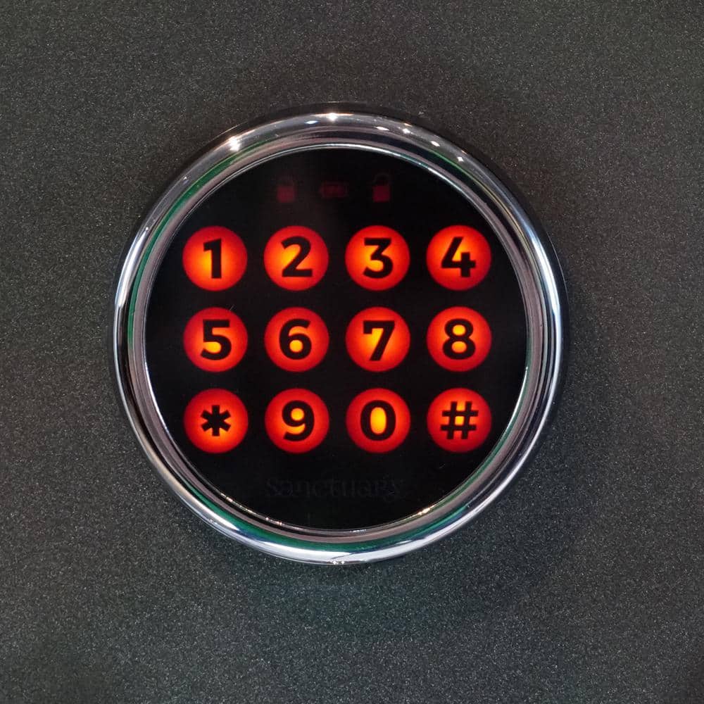Dark Gray Medium Fireproof Waterproof Digital Safe