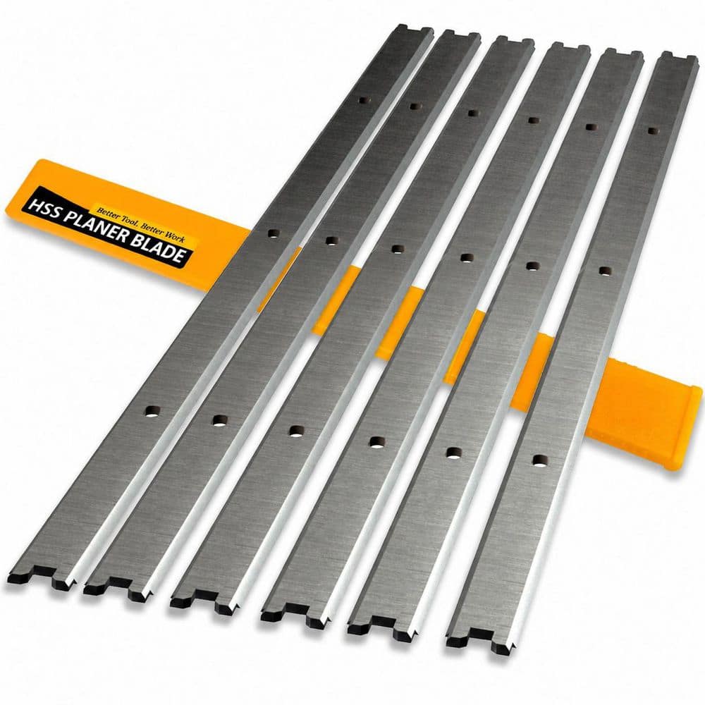13-3/8 Inch High Speed Steel Planer Knives with Double Cutting Edge for R4330 R4331 TP1300LS AC20502 6pcs price history on PriceWatchPro