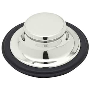 Garbage Disposal Stopper in Polished Nickel