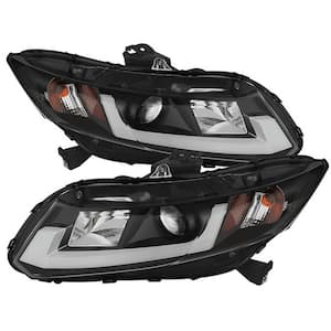 Spyder Auto Honda Civic 06-08 2Dr Projector Headlights - LED Halo