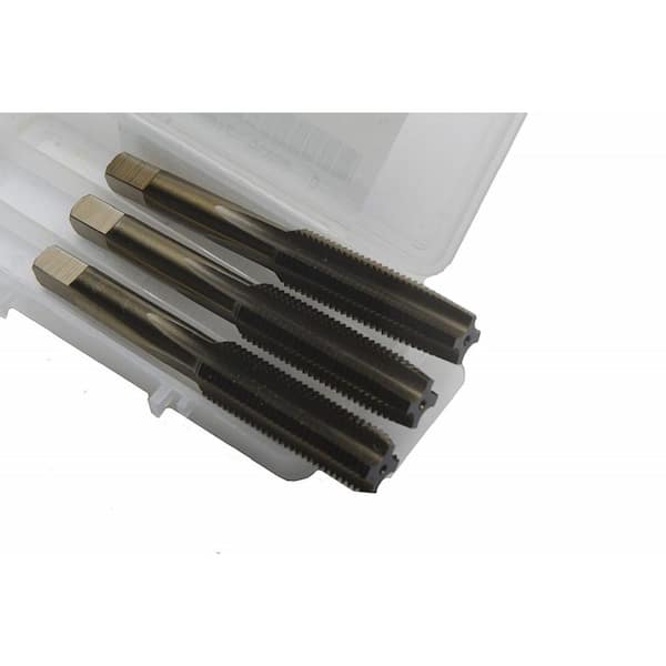 Triumph Twist Drill 5/8-18 NF Bronze Oxide High Speed Steel Tap Set (3-Piece)