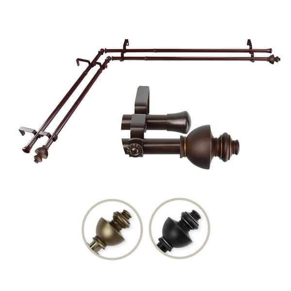 Rod Desyne 13/16' Dynasty Double Corner Window Rod