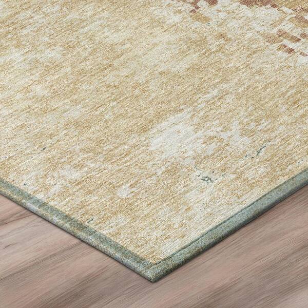 Chantille Machine Washable Indoor/Outdoor Abstract ACN3112 Basil 9 ft. x 12 ft. Area Rug
