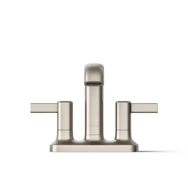 KOHLER Ashan 4 in. Centerset 2-Handle Bathroom Faucet in Vibrant