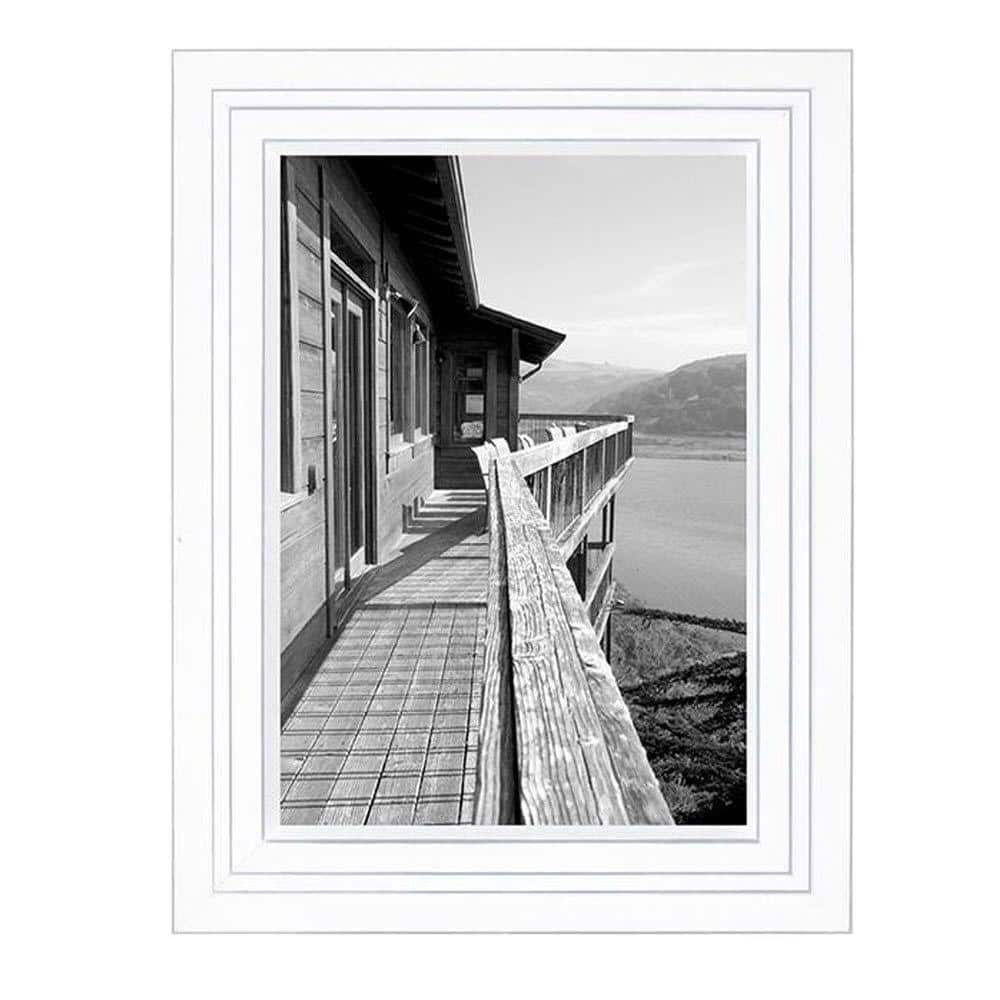Stepped 1-Opening 5 in. x 7 in. Picture Frame