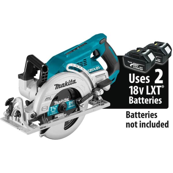 18V X2 LXT (36V) Brushless Cordless Rear Handle 7.25 in. Circular Saw (Tool-Only) with 7.25 in. Saw Blade