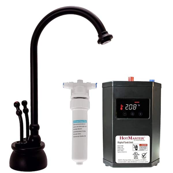 Westbrass Docalorah 10 in. 2-Handle Hot and Cold Water Dispenser Faucet ...