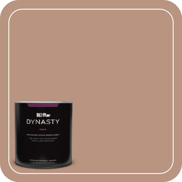 BEHR DYNASTY 1 qt. #MQ1-59 Caramel Cream One-Coat Hide Eggshell Enamel Interior Stain-Blocking Paint and Primer