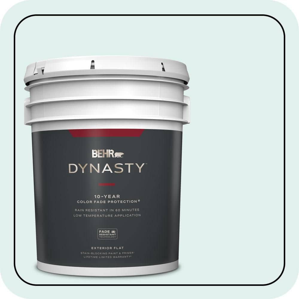 5 gal. #500C-1 Himalayan Mist Flat Exterior Stain-Blocking Paint & Primer price history on PriceWatchPro