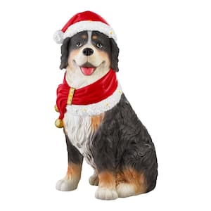 2.5 ft. LED Bernese Mountain Dog Holiday Porch Greeter