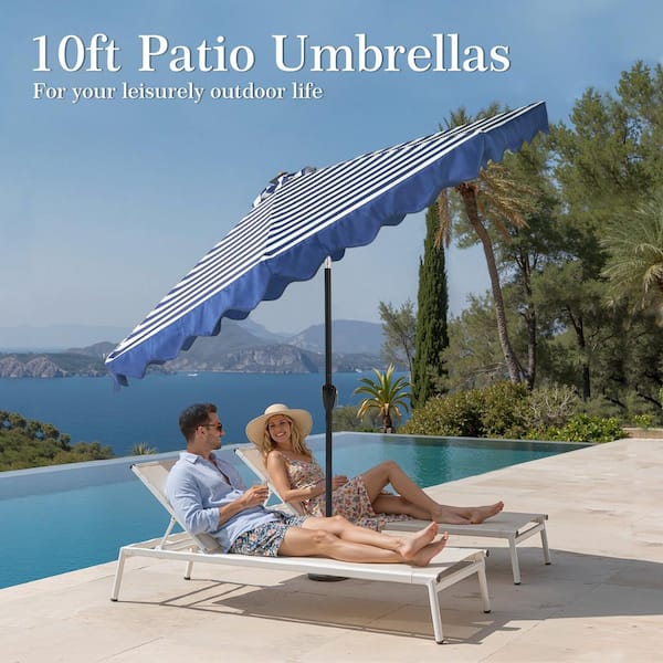 11 ft aluminum cantilever solar led offset outdoor patio umbrella 11ft with Panel speed height adjustment Multi Brics allen + roth 11-ft Color:New Rainbow