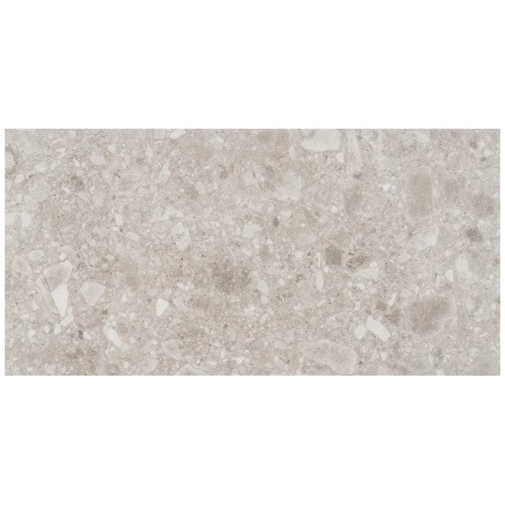 Take Home Sample - Luxe Terrazzo Gray 12 MIL x 6 in. x 12 in. Glue Down Stone Look Waterproof Luxury Vinyl Flooring price history on PriceWatchPro