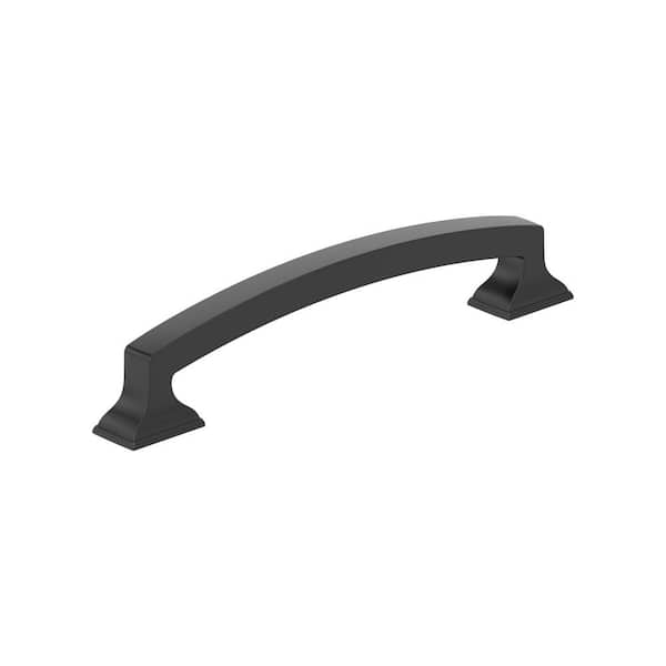 Amerock Incisive 5-1/16 in. Center-to-Center Classic Matte Black Arch Cabinet Pull