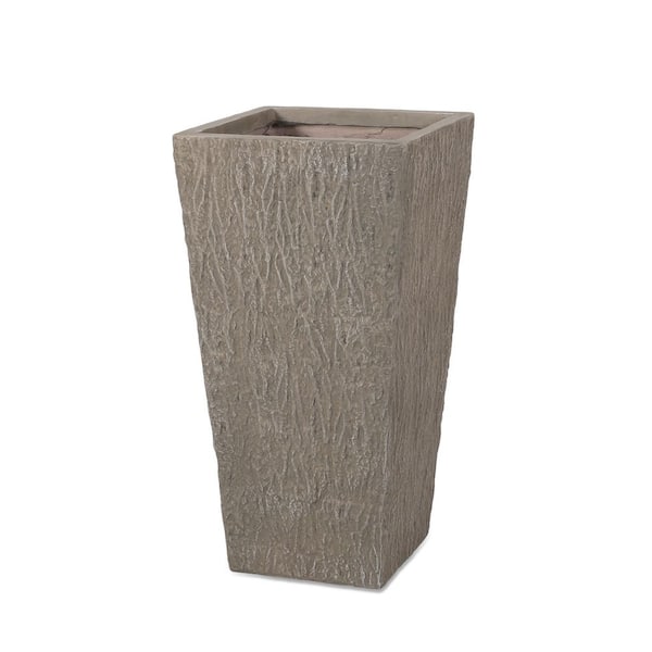 Flynama 16.25 in. Rectangular Planter in Brown（1-Pack） JY