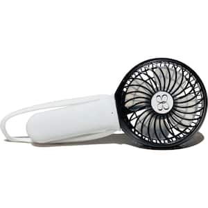 3 Speed Rechargeable Buggy Turbo Fan - White/Black