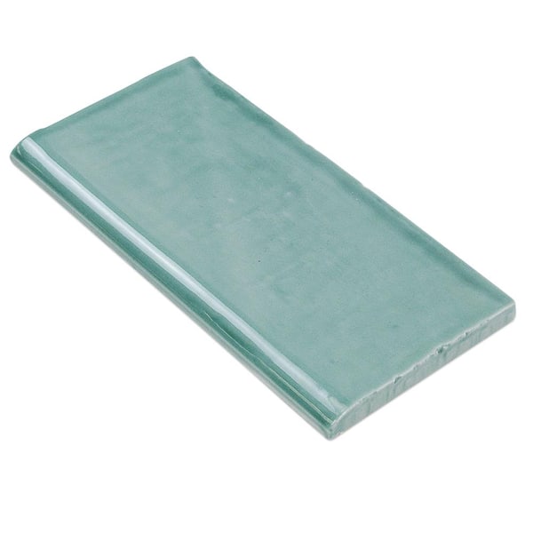 Ivy Hill Tile Catalina Green Lake 3 in. x 6 in. Polished Ceramic Wall ...