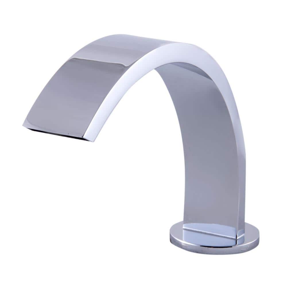 Polished Chrome Modern Widespread Bathroom Faucet with Dual Handles