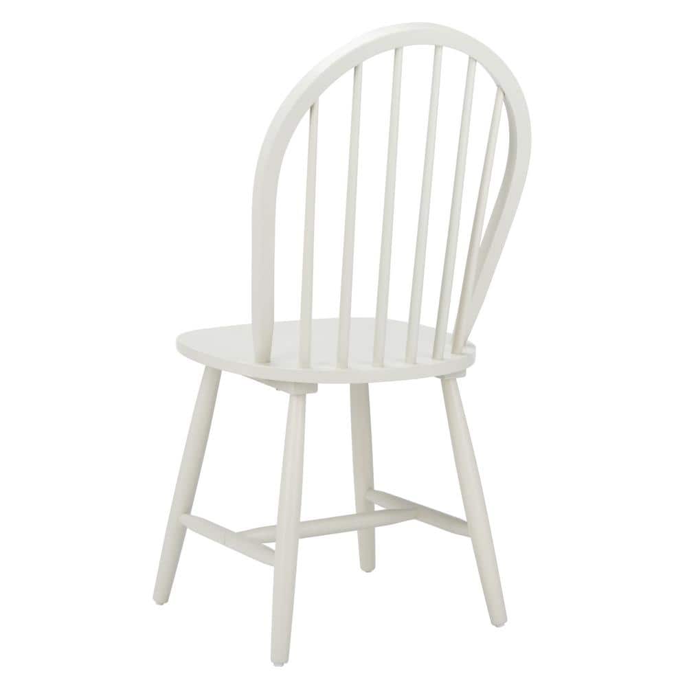 Camden Off-White High Back Windsor Side Chair Set