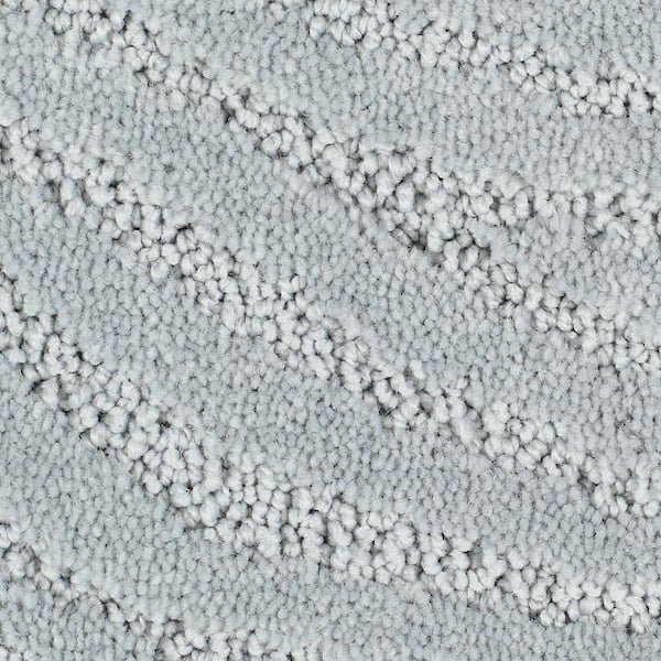 Echo Creek  - Fairy Tale - Blue 38 oz. Triexta Pattern Installed Carpet