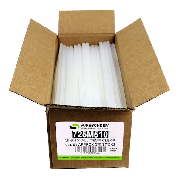 AdTech 4 Hot Glue Sticks- Mini Size 5lb Box in the Craft Supplies