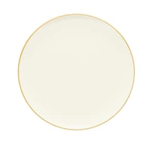 Colorwave Mustard Yellow Stoneware Coupe Dinner Plate 10-1/2 in.