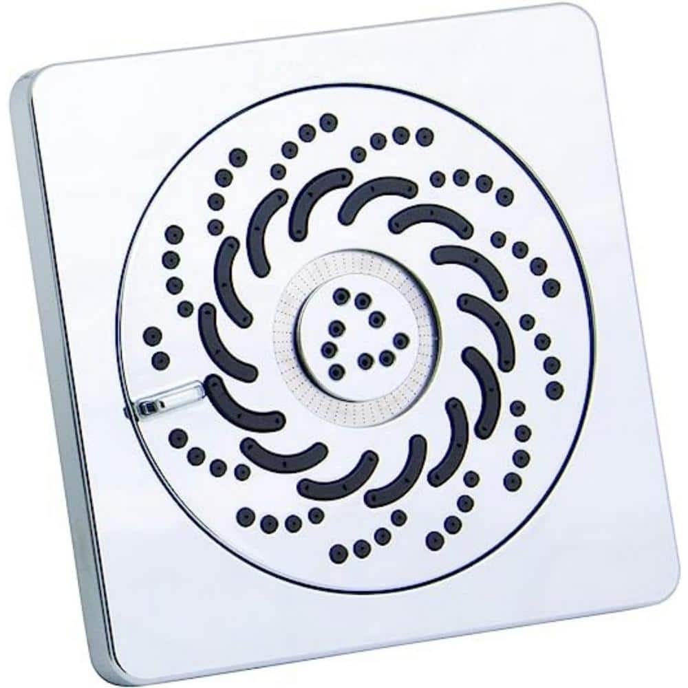 High Pressure Shower Head 4-Spray Patterns with 1.75 GPM 5 in. ‎Wall Moun