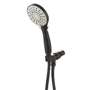 P-4335-MB 3-Spray Settings Wall Mount Handheld Shower Head 1.75 GPM in Matte Black