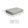 2 in. x 12 in. x 8 in. Pewter Concrete Wall Cap (120 Pieces / 118.5 sq. ft. / Pallet)