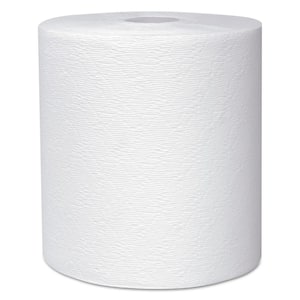 Essential Plus Hard Wound Paper Towels 1 3/4 in. Core White 8 in. x 600 ft. 6 Rolls per Carton