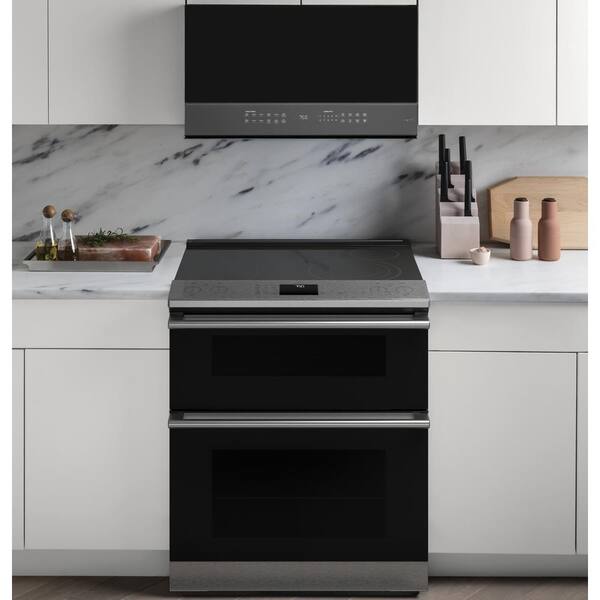 ge cafe electric range double oven