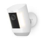 Spotlight Cam Pro, Battery - Smart Security Video Camera with LED Lights, Dual Band Wifi, 3D Motion Detection, White