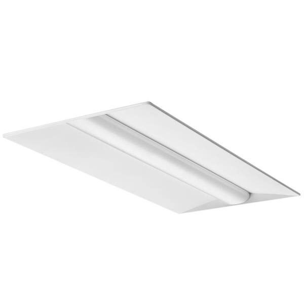 Lithonia Lighting 2 ft. x 4 ft. 34-Watt White Integrated LED Troffer