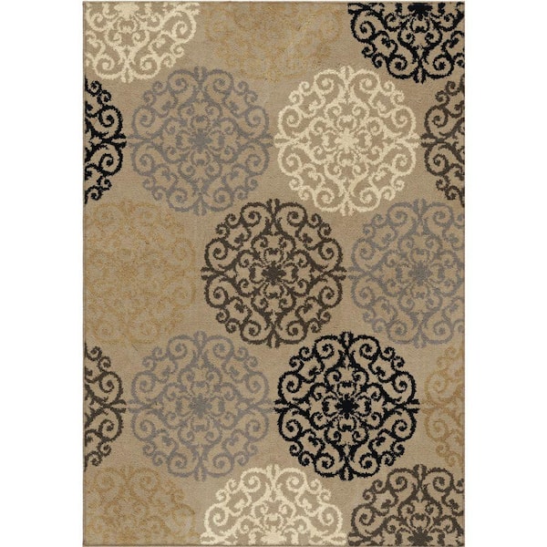 Orian Rugs Georgina Adobe 5 ft. x 8 ft. Indoor Area Rug